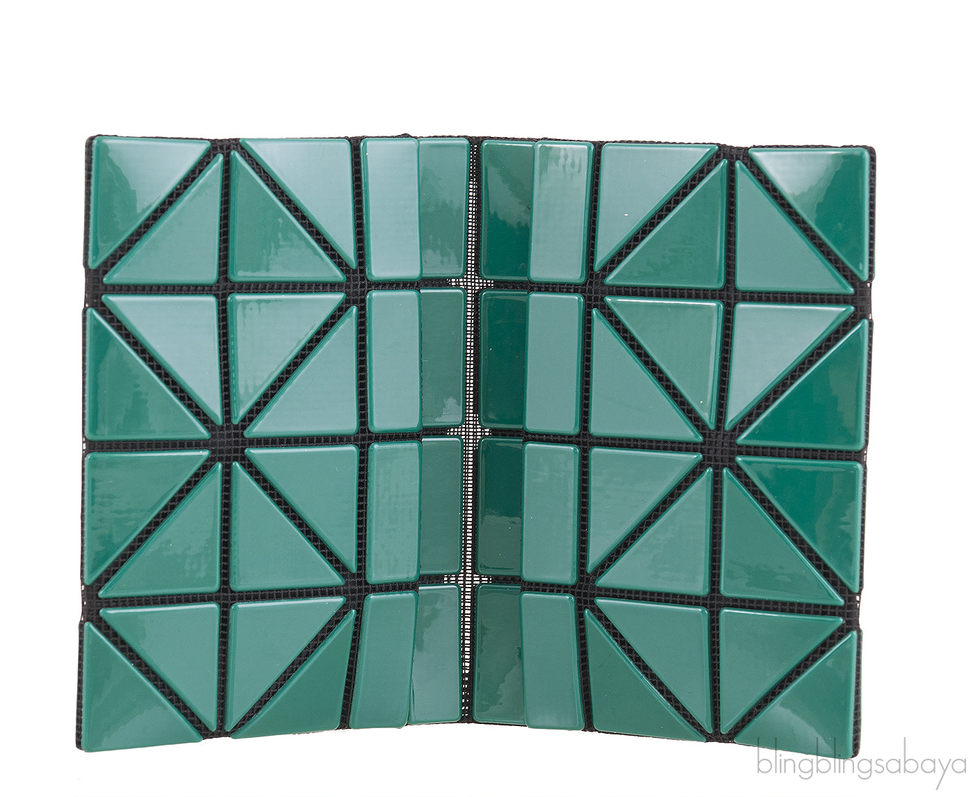 Emerald Geometric Card Holder