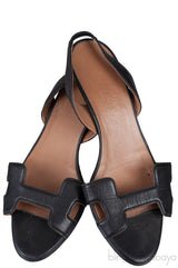Black Slingback Kitten Heels