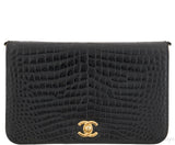 Vintage Crocodile WOC Clutch