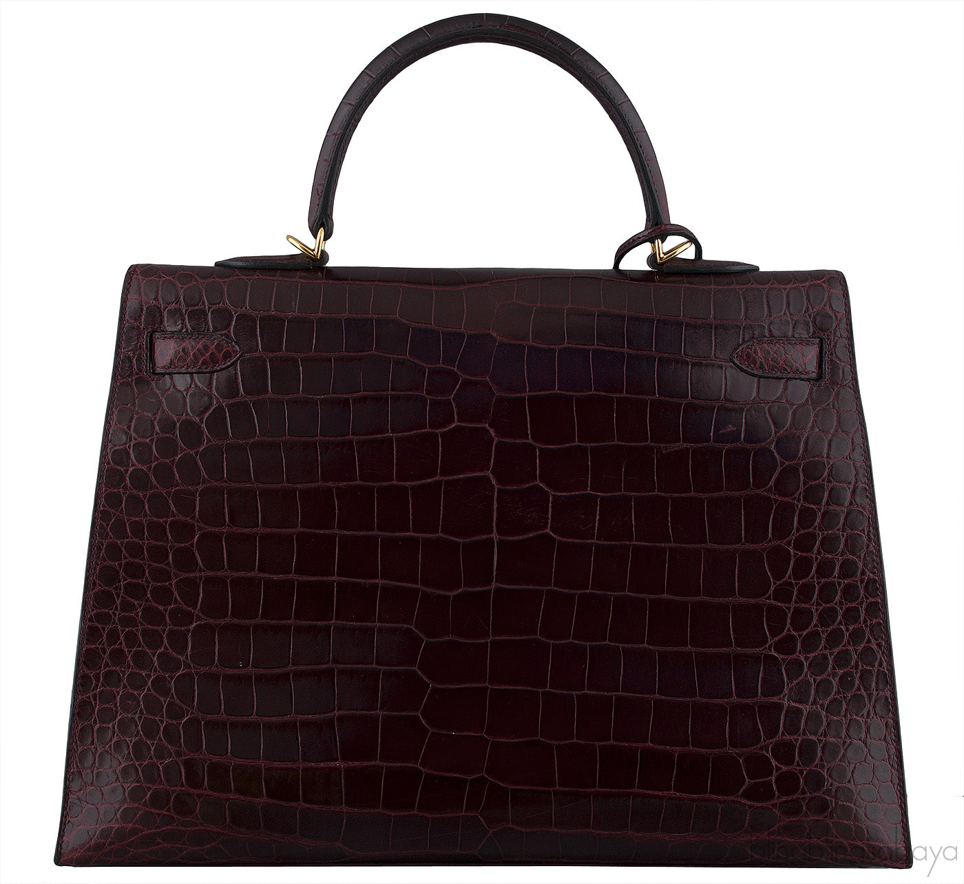 Kelly 35 Sellier Bordeaux Porosus