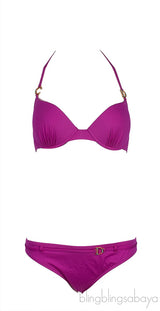 Purple Two-Piece Swimsuit