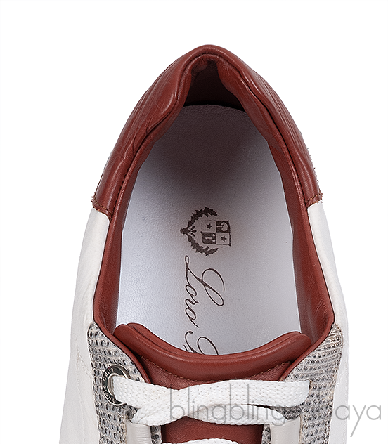Loro Piana My Wind Microfibre & Lizard Sneakers