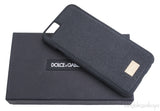 Black Textured Leather iPhone Case