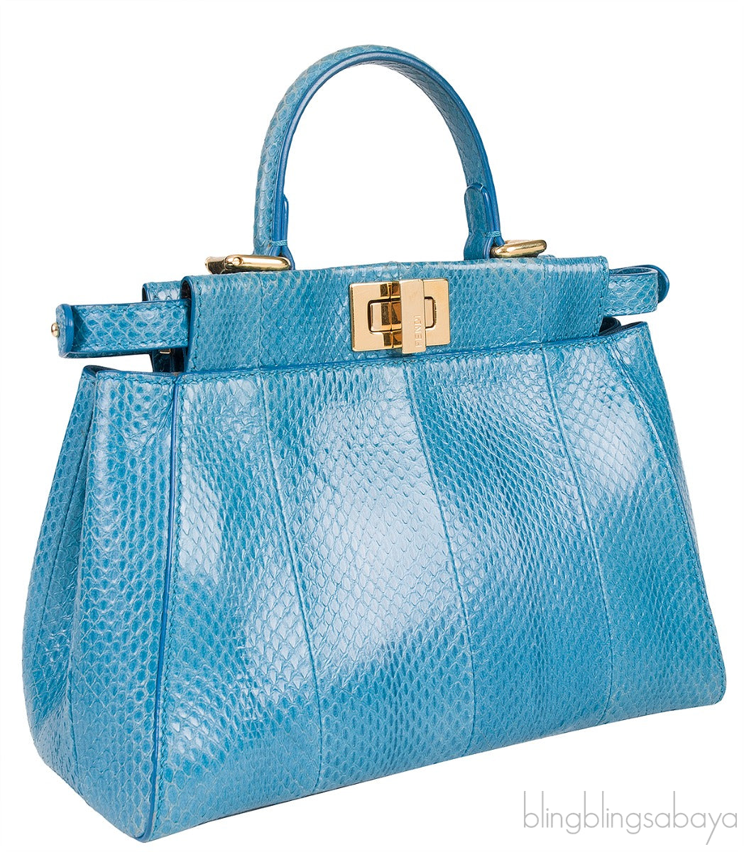 Blue Python Mini Peekaboo