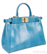 Blue Python Mini Peekaboo
