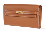 Kelly Classique To Go Gold Epsom Wallet
