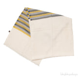Stripe Print Off-white Stole