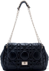 Black Quilted Leather Shoulder Bag