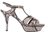 Tribute Python T-strap Sandals