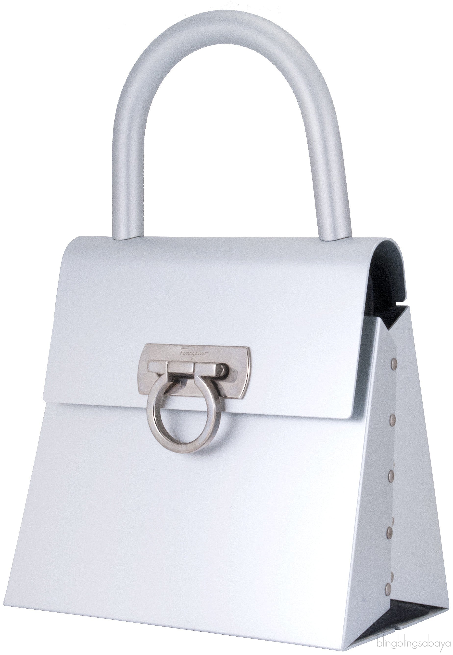 Silver Metal Vintage Mini Bag