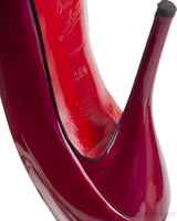Christian Louboutin Feticha Cramberry Metal Patent Pump