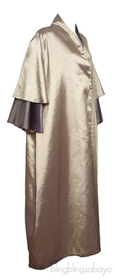 Rabelle Metallic Bi-color Kaftan Dress