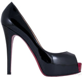 Black Patent Very Prive 120 Pump