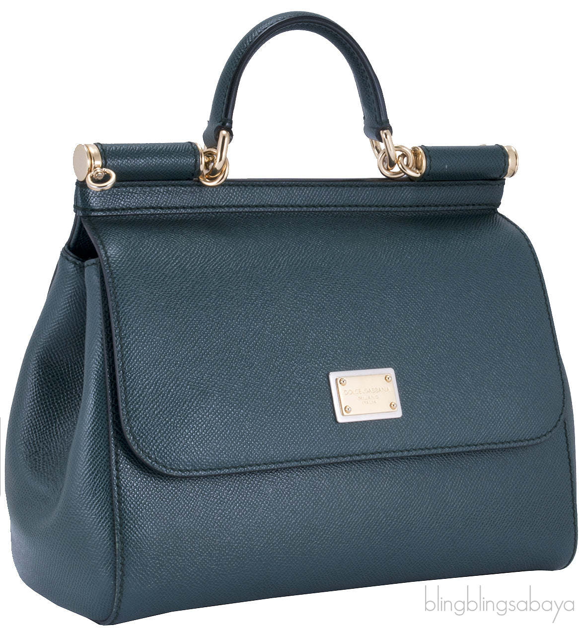 Miss Sicily Dauphine Medium Green Bag
