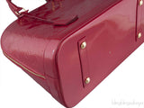 Alma Red Monogram Vernis Bag