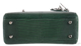 Lady Dior Emerald Green Mini Lizard