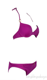 Purple Two-Piece Swimsuit