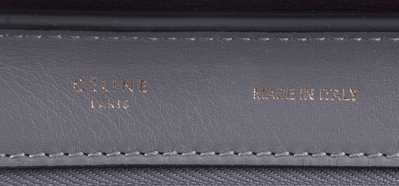 Trapeze Luggage Grey Croco Print