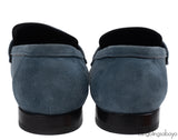 Hermes Paris Blue Suede Loafer