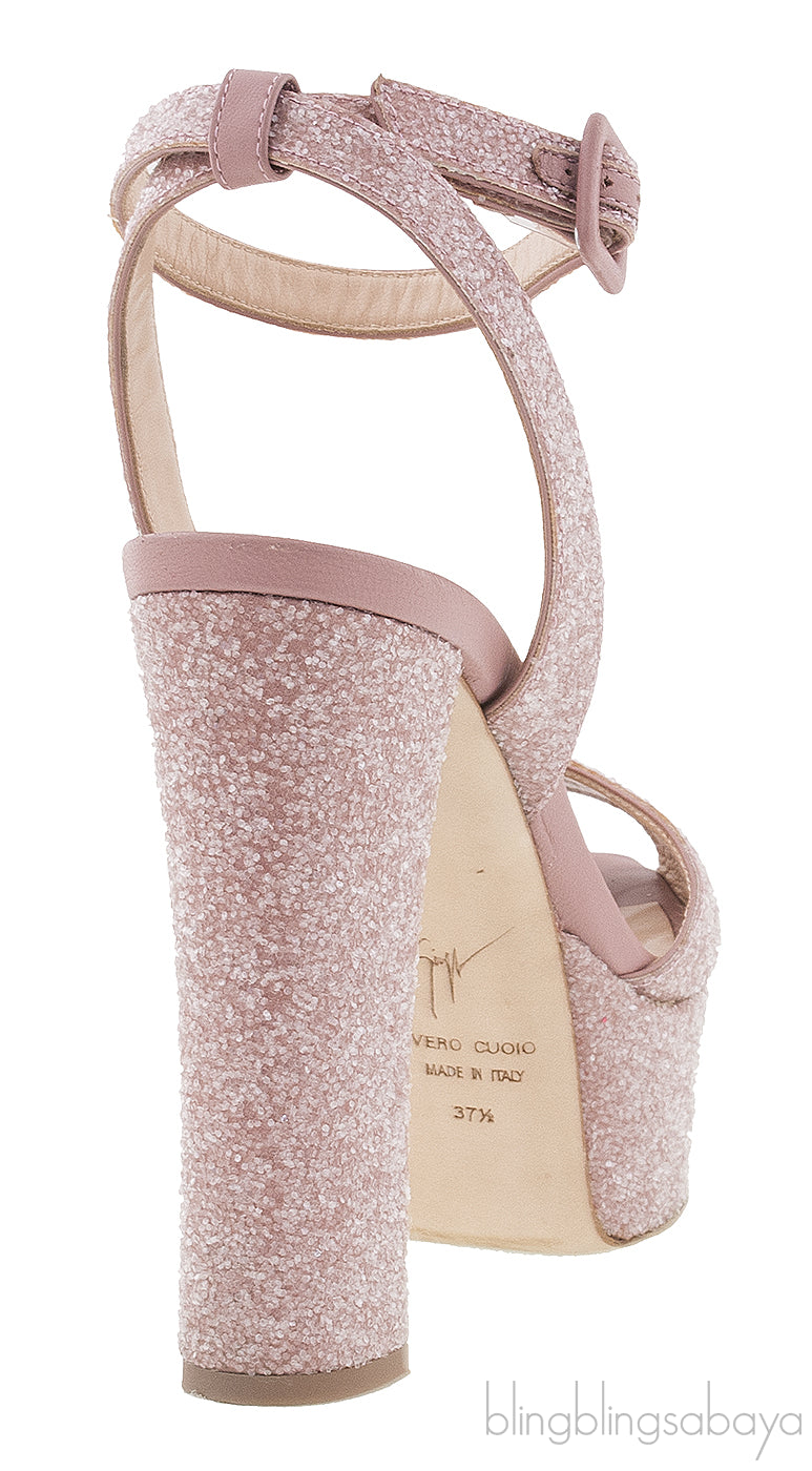 Pink Blush Lavina Platform Heels