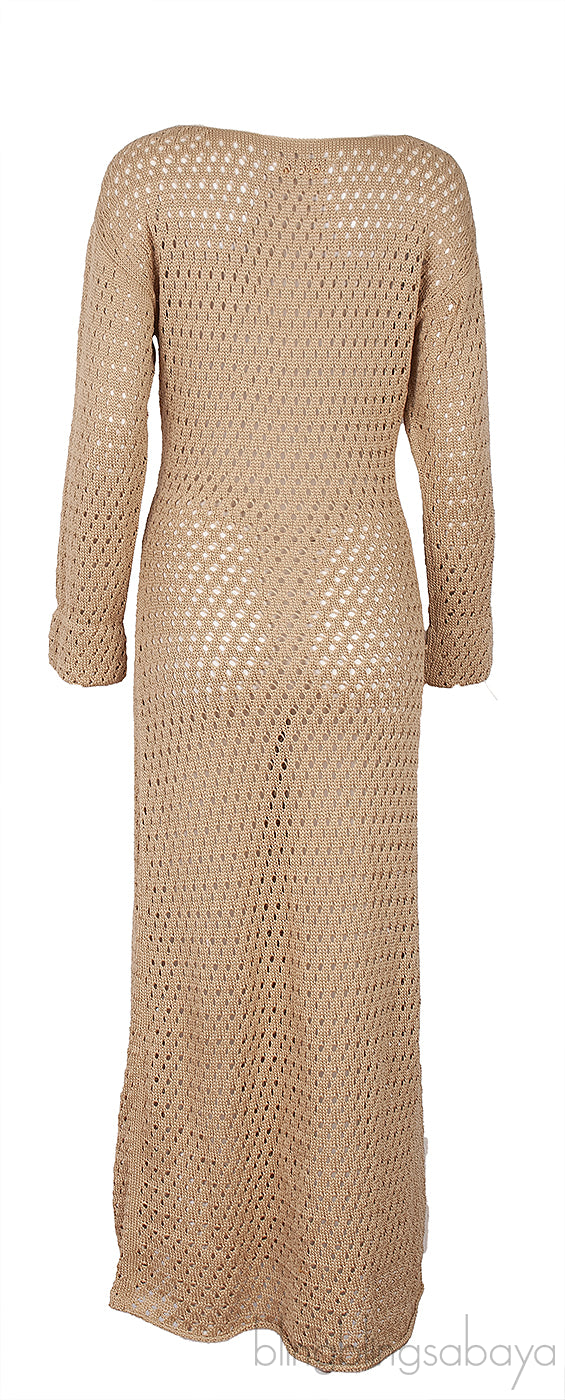 Winona Open-Knit Pima Cotton Dress