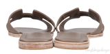 Oran Grey Epsom Slide Sandals