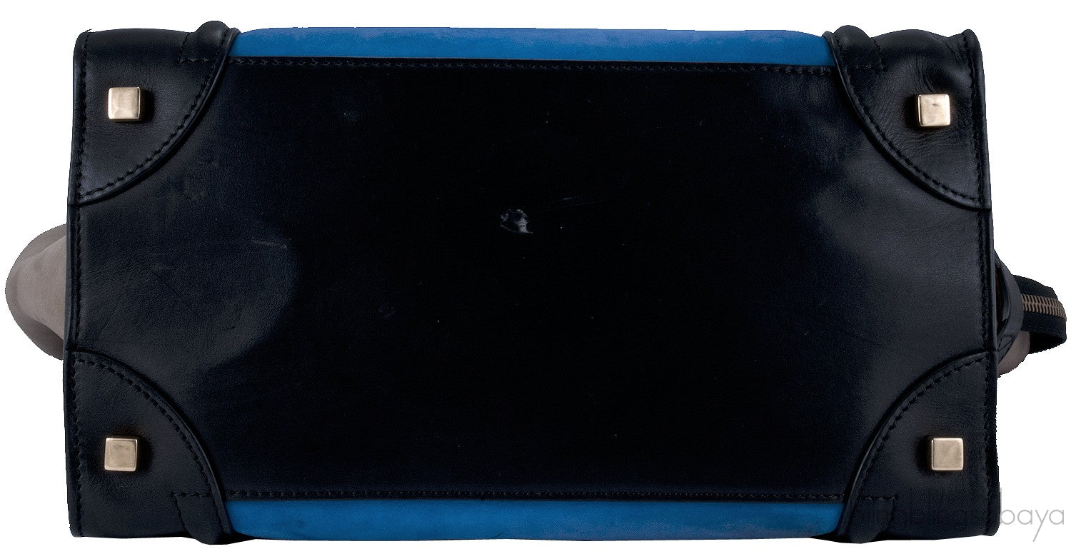 Mini Luggage Tricolor Blue