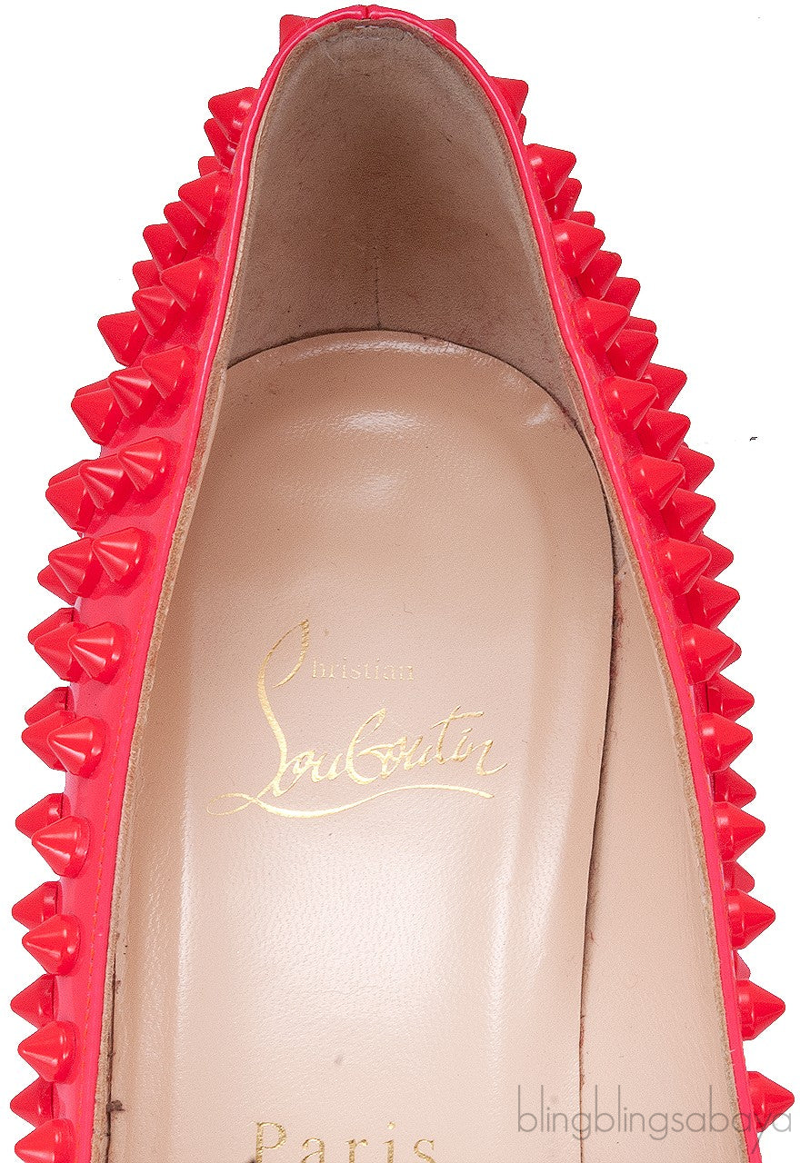 Pigalle Spikes Hot Pink Pump