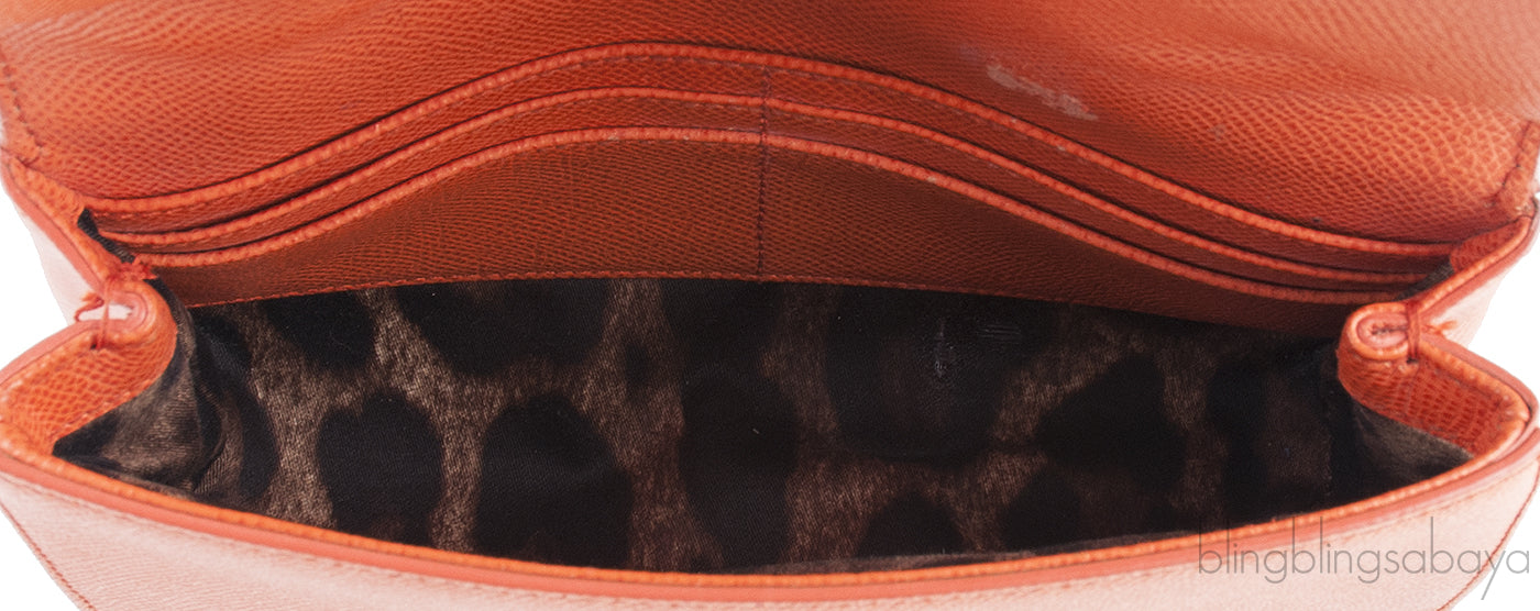 Orange Dauphine Mini Bag