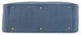 Twin Alligator Blue Jean Tote Bag