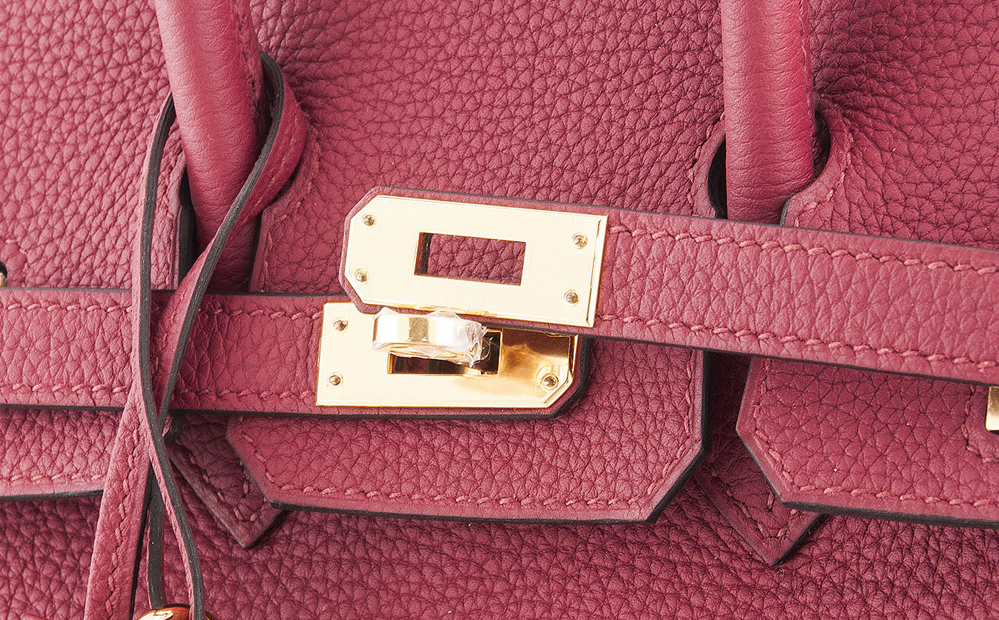 Birkin 25 Rouge Grenat GHW