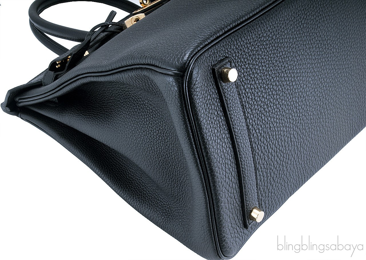 Birkin 35 Black Togo GHW