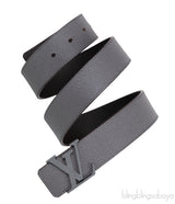 Grey Taiga 35mm LV Initiales Belt