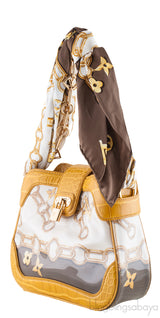 Legend Chain Monogram Silk Bag
