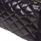 Chanel Vintage Black Quilted Coco Shoulder Bag