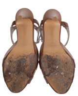 Hermes Premiere Brown Leather Sandals 37