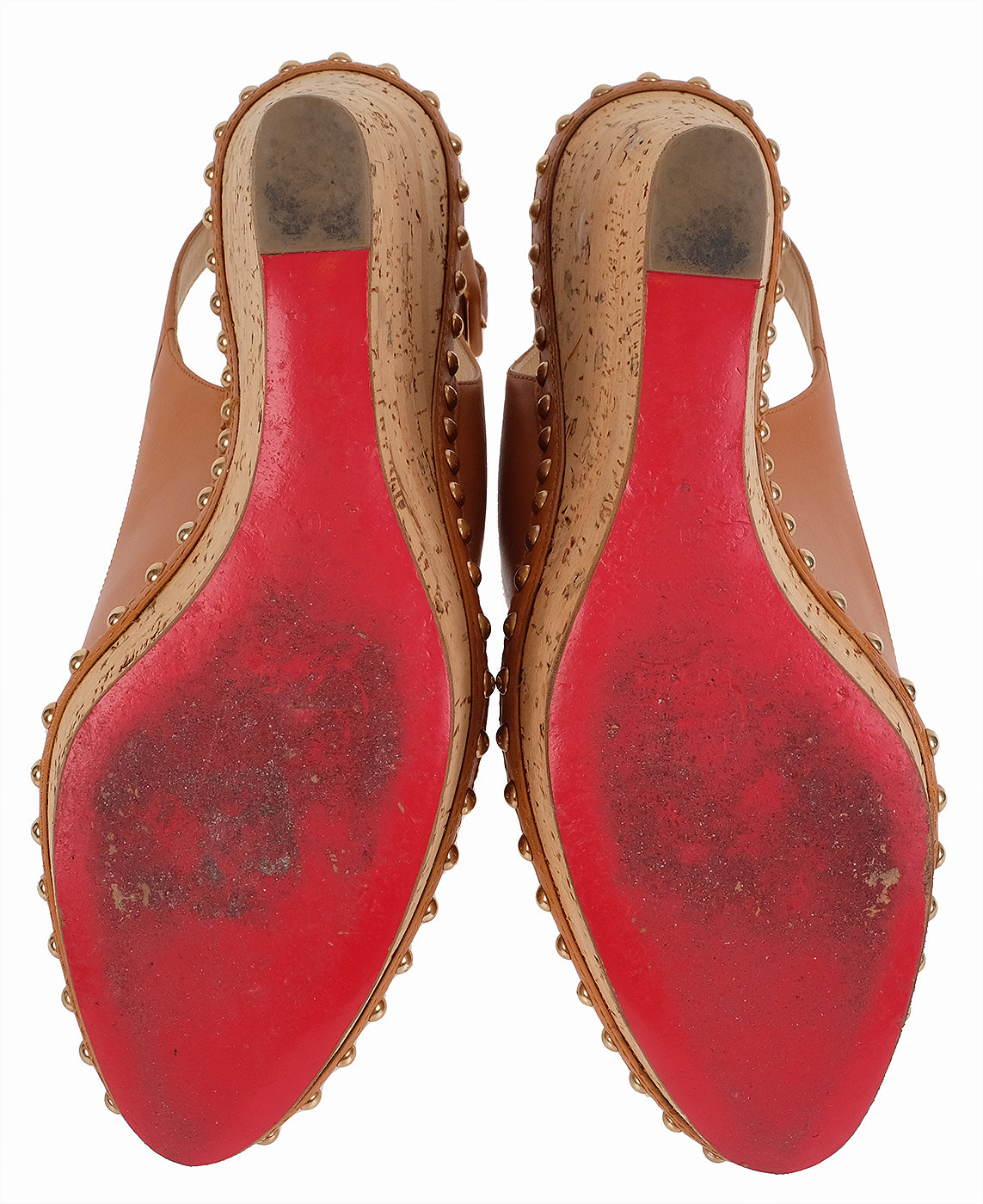 Christian Louboutin Hot Lita 140 Calf/Cork Zeppa Wedge
