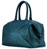 Metallic Dark Green Boston Bag
