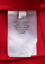 Stella McCartney Red Sleeveless Tailored Top