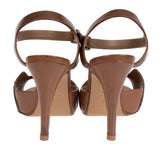 Hermes Premiere Brown Leather Sandals 37