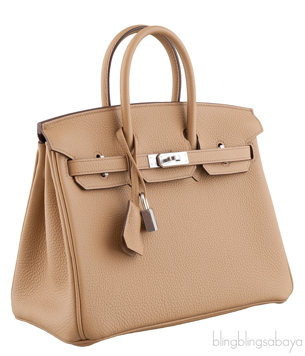 Birkin 25 Veau Togo Biscuit PHW
