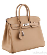 Birkin 25 Veau Togo Biscuit PHW