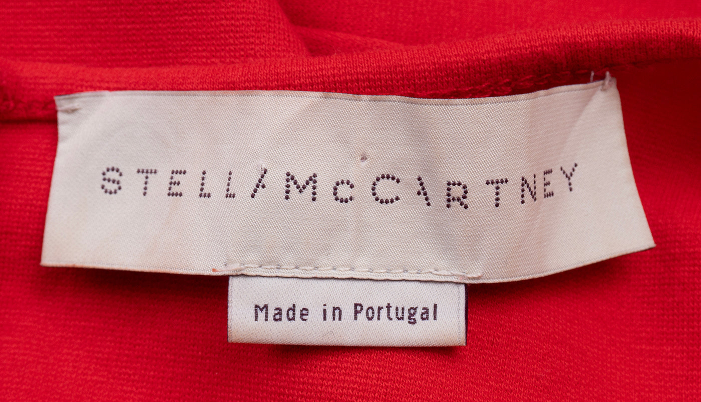 Stella McCartney Red Sleeveless Tailored Top