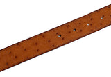 Hermes Vintage Ostrich 32 mm Leather Belt Strap