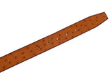 Hermes Vintage Ostrich 32 mm Leather Belt Strap