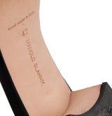 Martamod Black Satin Mules