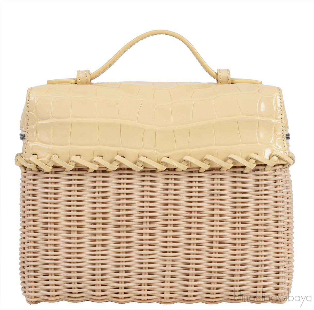Extra Pocket L19 Wicker Crocodile Bag LTD.