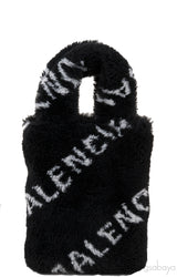 Faux Fur Phone Holder Bag