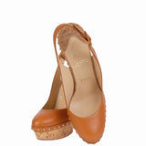 Christian Louboutin Hot Lita 140 Calf/Cork Zeppa Wedge