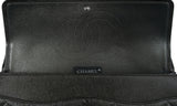 Chanel Charcoal Grey Caviar Jumbo Flap Bag